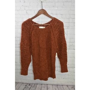 NWT Athropologie Rust Sweater